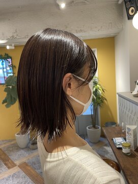 ムーン(moon) 12月#ロングヘア#グレージュカラー#ボブウルフ#黒髪カタログ