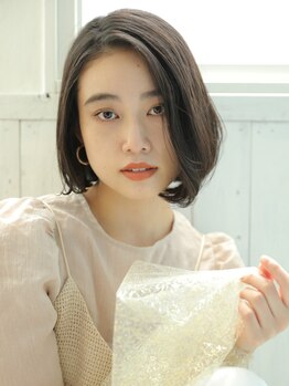 【9時～21時/女性stylist限定】柔らかで上質なときめきストレート♪乾かすだけで絶妙ヌケ感の旬ヘアが叶う!