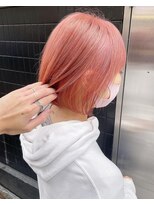 カノイ(KANOI)&nbsp;【イエベ春◎】ブリーチ2回で作るコーラルピンク