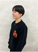 酸性ストレート×黒髪ショート