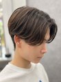 エルマーク 梅田(L-MARK) 綺麗に流れる毛流れセンターパート×ニュアンスパーマ［梅田］