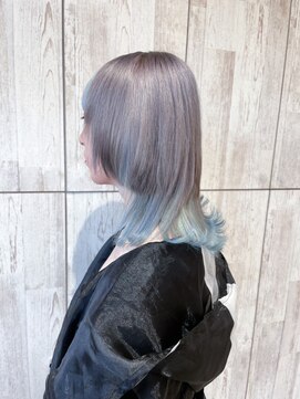 プログレス 仙台駅東口店(PROGRESS) ロングウルフグラデーション　美髪/卵型/丸型/10代/20代