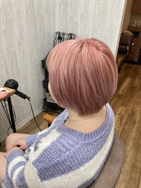 ピンクアッシュ【TELA HAIR土浦】