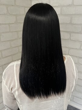 ルノン フィージュ(LUNON fieju) アッシュブラック/髪質改善/ストレート/暗髪