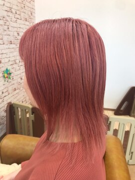 レストタイムマムヘアー(Rest Time Mom hair) ワンブリーチピンク