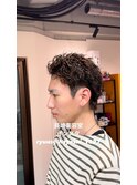 ショートウルフ×ソフトツイストパーマ