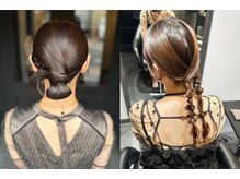 普段も特別な日も楽しめる。上品で立体感のある似合わせヘアセット