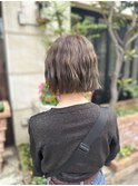 切りっぱなしボブ／ゆるふわボブ