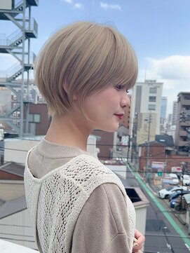 ロンドローズ 名古屋(Lond damaskRose) 顔周り ダブルカラー 名駅 ブリーチ 髪質改善 ボブ 韓国 162