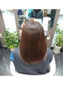 セミロングsins酸性ストレート