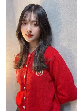 クプラ(Qpula) 【qpula 城慎太郎】韓国風くびれヘア＋グレージュ