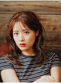ミックスカールヘア/20代/30代/40代/50代/倉敷/白楽町