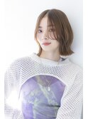 美髪☆韓国レイヤーボブ×ブリーチなしダブルカラー/名古屋栄