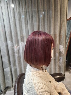 アニュー ヘア アンド ケア(a New hair&care) 透明感カラー★ダブルカラーブリーチピンクブラウン