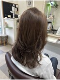 セミロングレイヤー