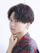 【ツイスパ】ショートセンターパート