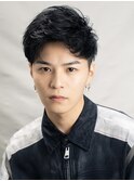 川村壱馬ヘア刈り上げショートメンズパーマモヒカン