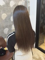 ソワ 四日市(soie)&nbsp;髪質改善ストレート×グレージュカラー