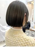 丸みボブ☆くすみベージュ髪質改善/白髪ぼかし◎20代～50代