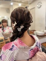 桜ギンザ (Ginza) 浴衣の編み下ろし♪