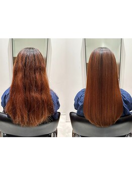 縮毛矯正《毎月100名以上ご来店！》圧倒的技術力で”海外からのお客様”や”他店修正”でのご来店多数◎