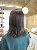 赤み全消し寒色ニュアンスカラー