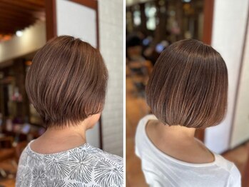 ヘアーフィックス リュウアジア 越谷店(hair fix RYU Asia)の写真/-白髪リメイク-白髪を隠さず活かすステージへ♪お手入れ簡単で艶感長持ち仕上がりを実感