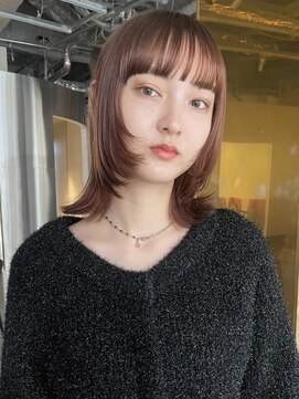 スクリーン(SCREEN) くびれヘア/アプリコットオレンジ/ハイライトカラー/三宮/元町