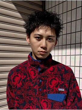 ヒュージ 三軒茶屋(huge) スパイキーショート/ニュアンスパーマ/メンズカット/メンズ