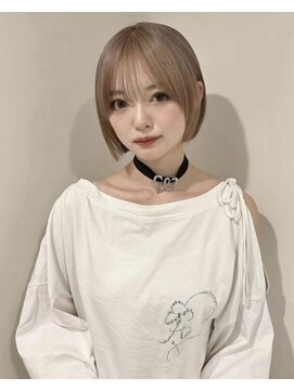 ペレ アネックス 大阪梅田茶屋町店(PELE ANNEX) ミディアムヘア/暗めカラー/グランマッシュ/梅田