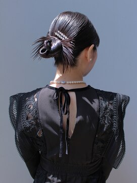 シアン(SYAN) うヘアセット/ヘアアレンジ/タイトヘア/結婚式ヘア/参列ヘア