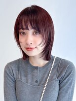 ローネス(LONESS)&nbsp;ニュアンスボブ　ボブレイヤー　ハッシュカット　暖色ボブ