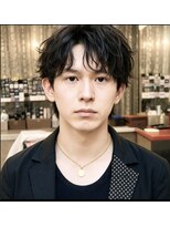 アビアンドアッシュ(Abi&Ass)&nbsp;ナチュラル束感マッシュ｜清潔感×中性的メンズパーマ