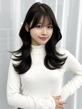 アマトウキョウスマートサロン(AMA TOKYO×Smart Salon) くびれレイヤー/顔まわりカット/レイヤーカット/小顔ヘア