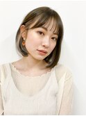 ボブ　インナーカラー