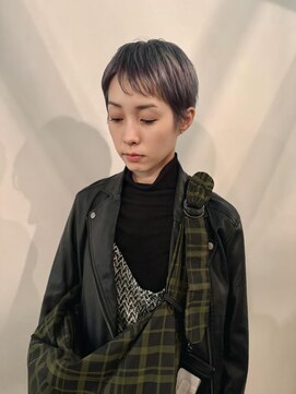 クリアーオブヘアー 栄南店(CLEAR of hair) ベリーショート×ハイトーン/RIHO