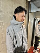 オルカ(ORCA)&nbsp;ショートセンターパート/フェザーパーマ/ニュアンスパーマ/新宿