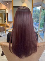 フツーロ ブリーチ 栄(FUTURO) ブリーチ デザインカラー バーガンディ