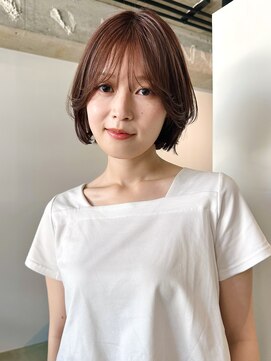 シンス 銀座(since) ミニボブ/小顔ショート/顔周りレイヤー/小顔ヘア/似合わせカット