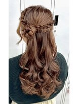 スタイル 横浜(STYLE) 結婚式お呼ばれハーフアップ/くるみちゃんヘアセット/アレンジ