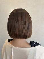 イロ バイ マグ(IRO by Mag)&nbsp;ブリーチなしカラー◎スッキリボブ×ハニーベージュ