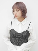 ナック 茶屋町(knack chayamachi)&nbsp;ラベンダーピンクの外ハネボブ【阪急梅田】