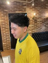 ミリオンバックス 神田店(Million Bucks)&nbsp;スパイキーショート[men's/理容室/神田/テーパーフェード/眉毛]