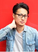 大人ツーブロック