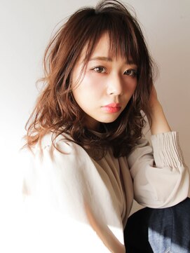 ルッソ(RUSSO) 【RUSSO】シースルーバング☆肩ミディアム