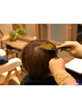 天然成分由来だから髪のストレスを軽減！おひとりおひとりのお悩みに合わせた施術をさせていただきます。