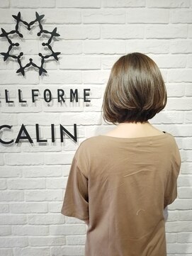 ヘア スパ ビューティー エールフォルム(HAIR SPA BEAUTY YELLFORME) 前下りボブ