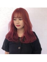 バングヘアーデザイン(BANG HairDesign) チェリーレッドカラー