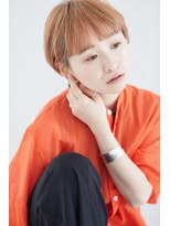 ナック ウメダ(knack UMEDA) 小顔 丸みショート【梅田 茶屋町】アディクシーカラー◎40代