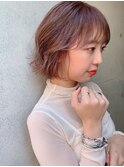 大人かわいいピンクベージュ